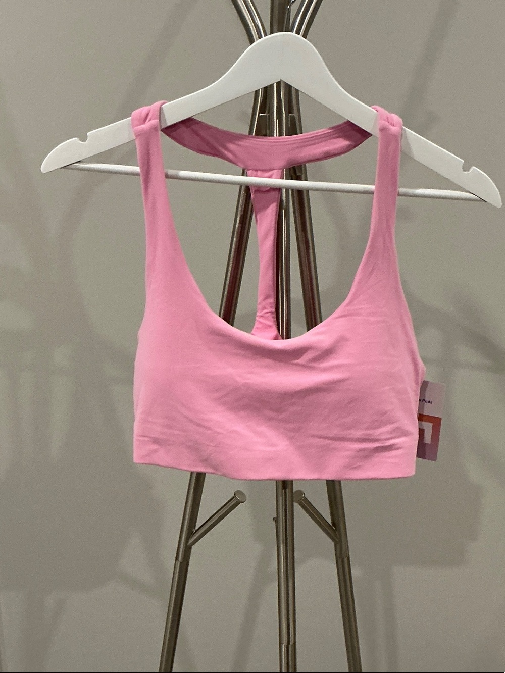 Pink Women's Racerback Bralette - Soft Stretch Support